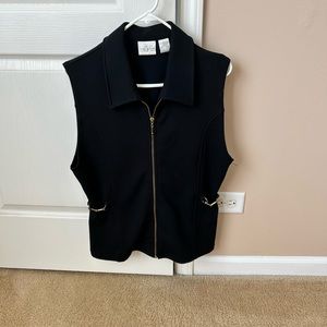 villager liz claiborne Skirt/top Size Large Black